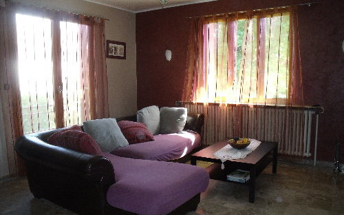 Villa année 70 : sejour salon