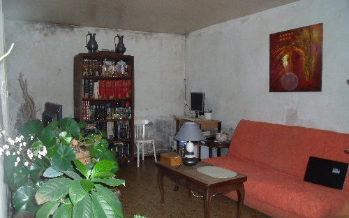 Maison ancienne : salon