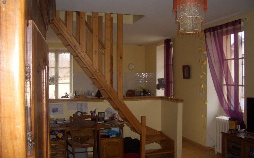 Appartement T3 Duplex : CUISINE SEJOUR OUVERT