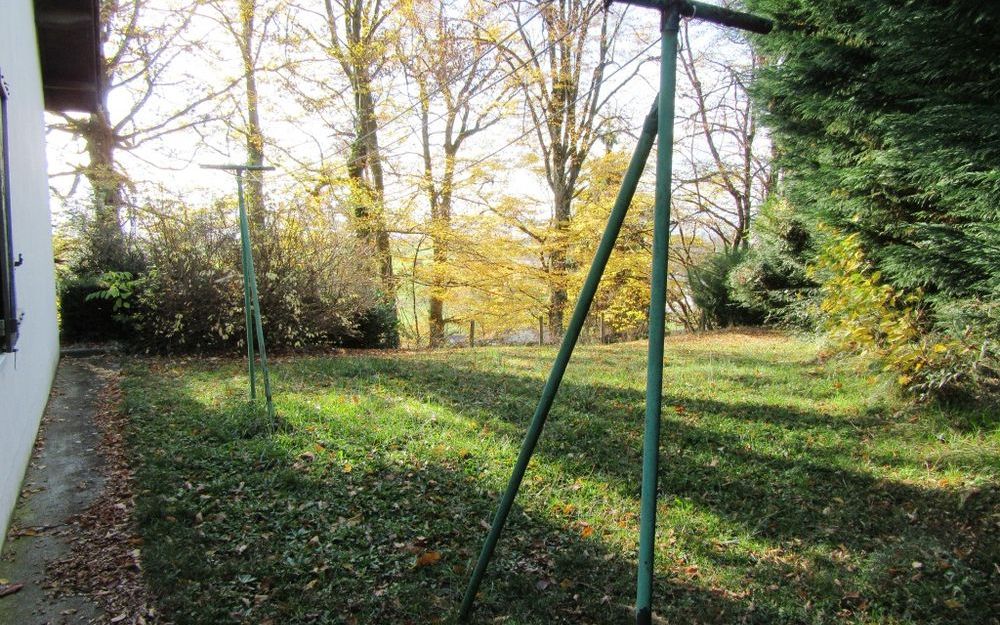 villa de plain pied : sur le coté ouest de la maison