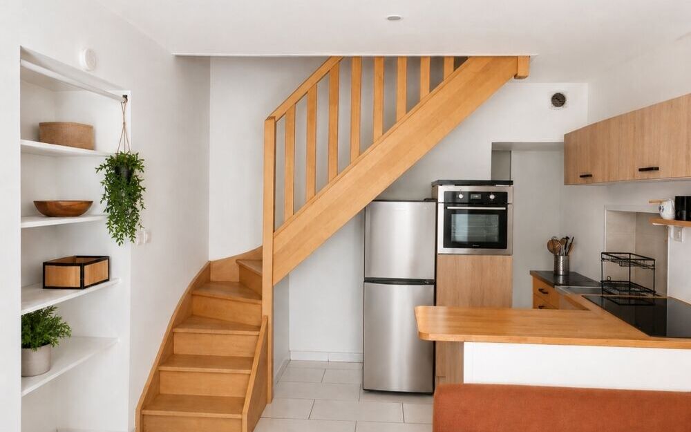 Appartement Duplex 52,85m² : coin cuisine