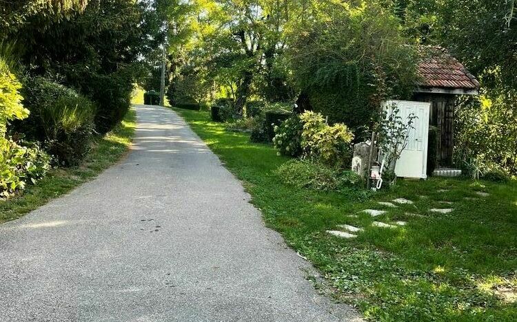 villa cadre champêtre : l'entrée